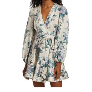 ZIMMERMANN Cassia Floral Wrap Dress